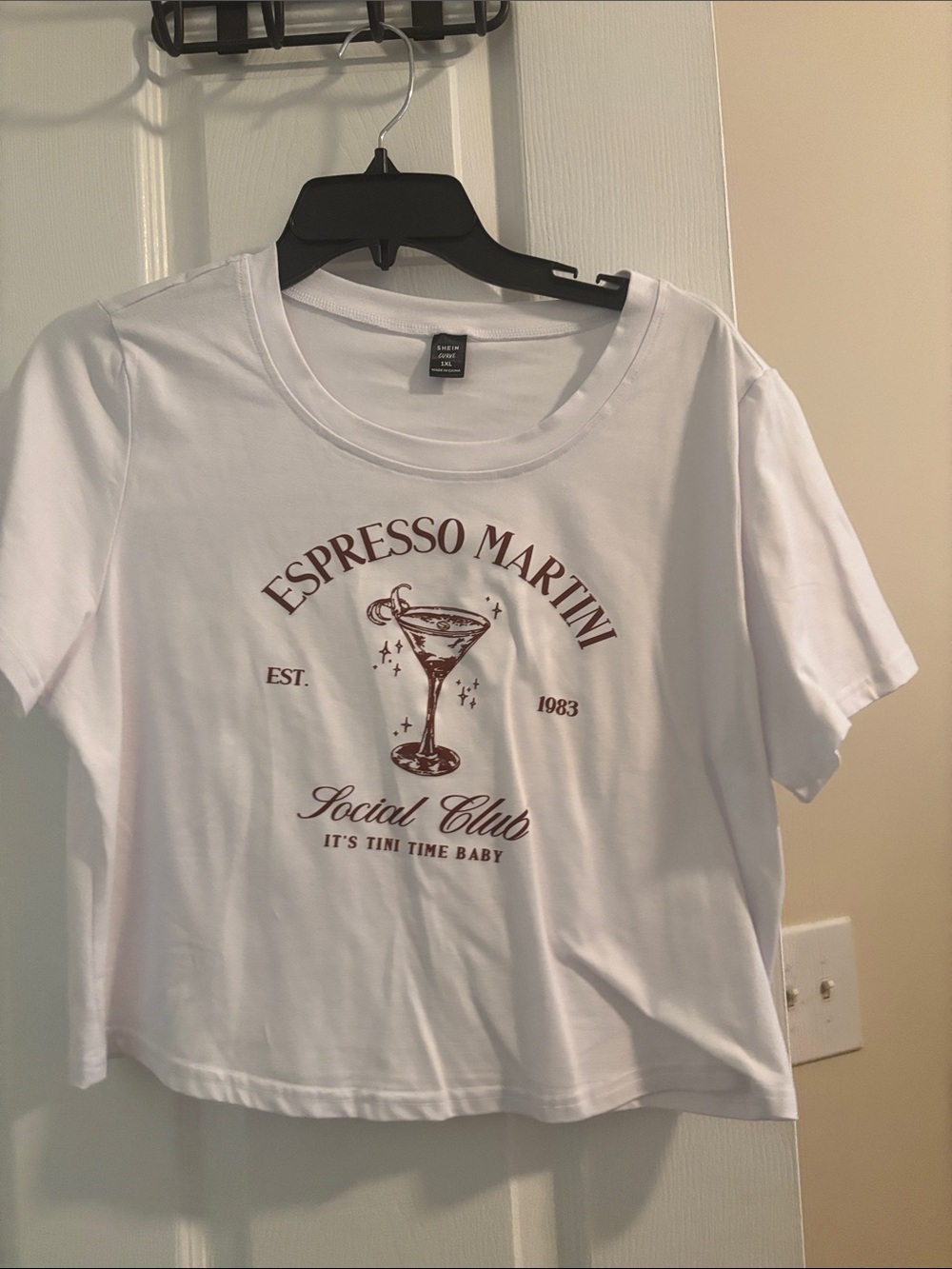 White Espresso Martini Graphic Tee